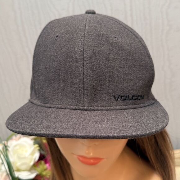 Volcom Euro Xfit Gray Fitted Cap Hat Sz L/XL - Picture 6 of 16